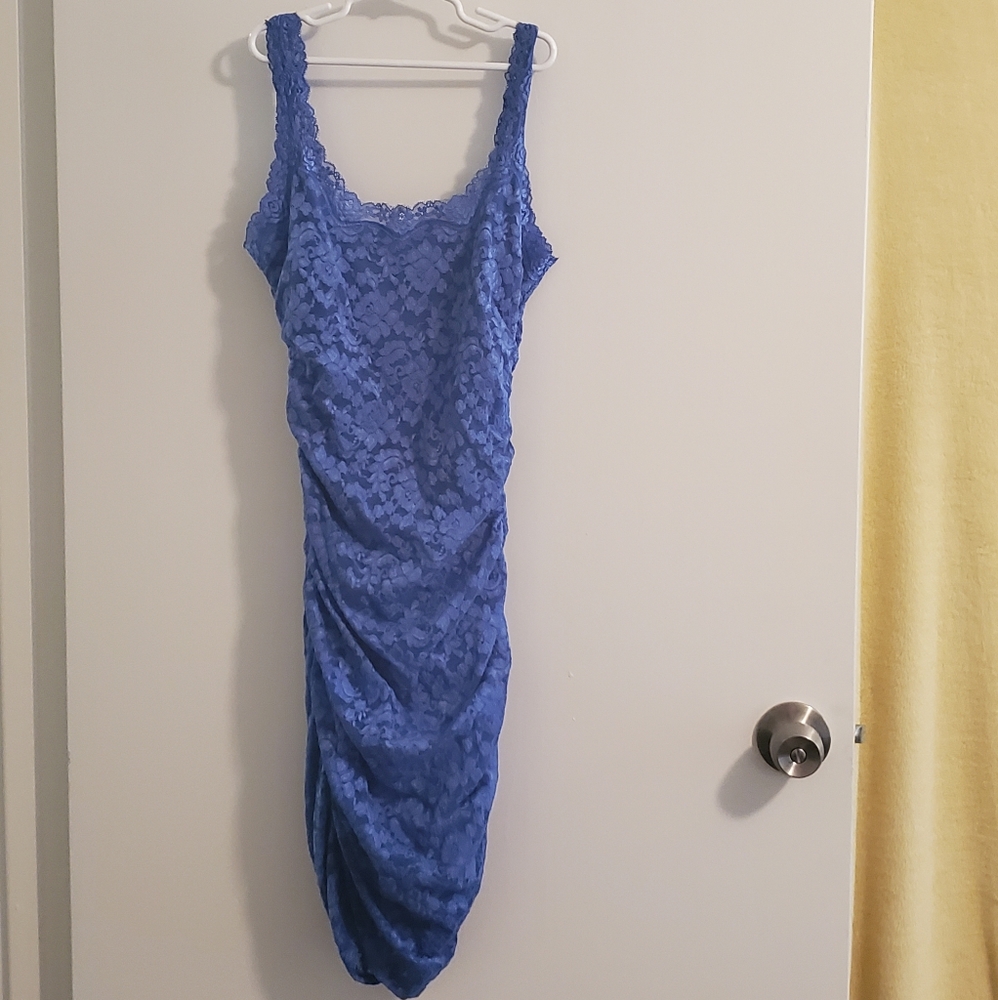 Sexy blue dress